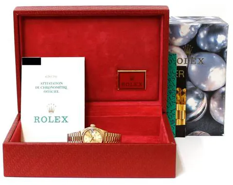 Rolex Lady-Datejust 69178 26mm Yellow gold Champagne 12