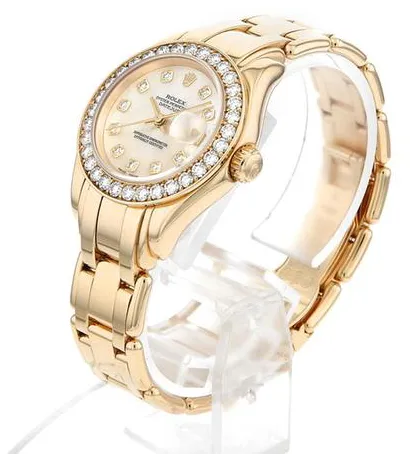 Rolex Lady-Datejust Pearlmaster 69298NG Yellow gold Rose 1