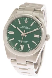 Rolex Oyster Perpetual 124300GNSO 41mm Stainless steel Green 2