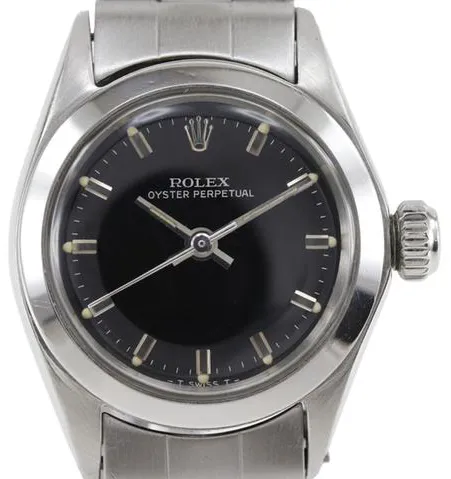 Rolex Oyster Perpetual 6618 23mm Stainless steel Black