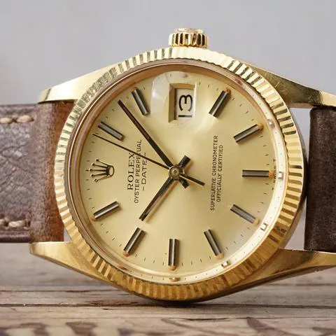 Rolex Oyster Perpetual Date 15038 34mm Yellow gold Gold