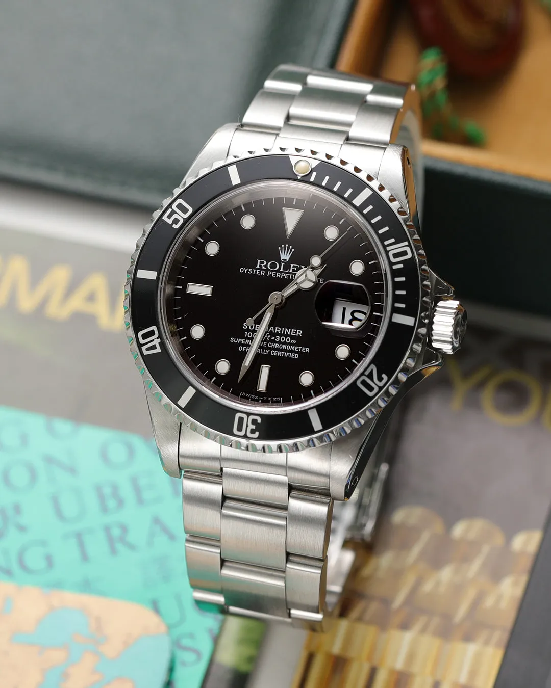 Rolex Submariner 16610 40mm Stainless steel Black