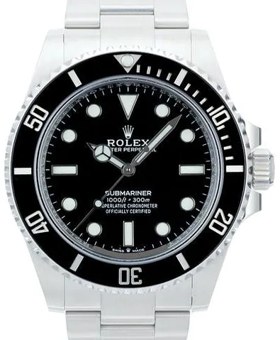 Rolex Submariner (No Date) 41 124060 41mm Stainless steel Black