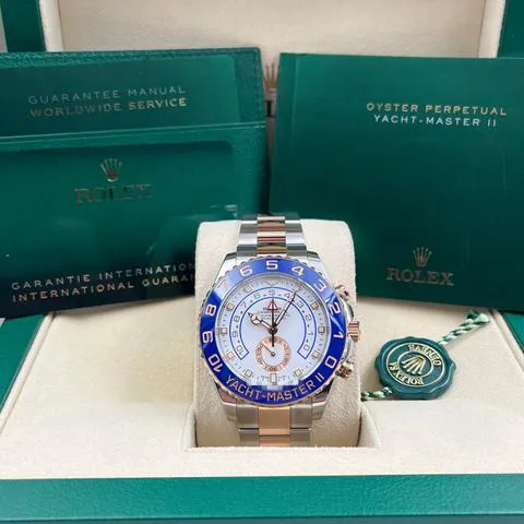 Rolex Yacht-Master II 116681 44mm Yellow gold and Stainless steel White