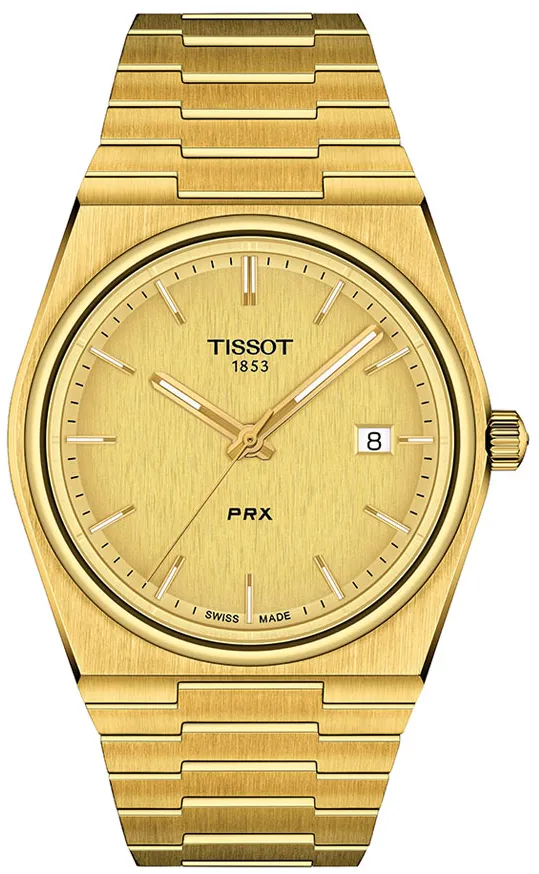 Tissot PRX T137.410.33.021.00 40mm Yellow gold and Stainless steel Champagne