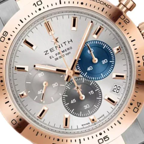 Zenith Chronomaster Sport 51.3100.3600/69.M3100 41mm Yellow gold and Stainless steel Silver 1