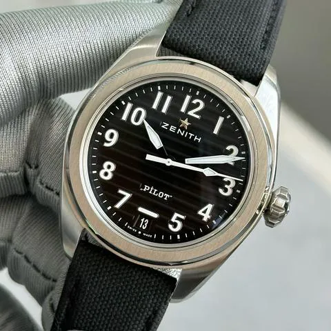 Zenith Pilot 03.4000.3620/21.I001 40mm Stainless steel Black 2