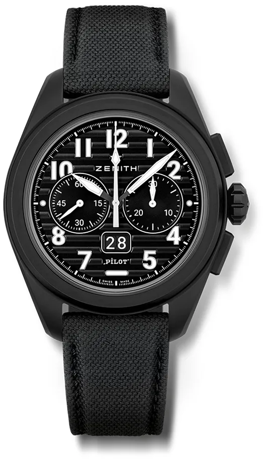 Zenith Pilot 49.4000.3652/21.I001 42.5mm Black ceramic Black