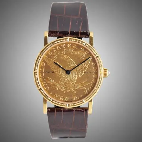 Corum Coin Watch 226916 33mm Yellow gold Gold