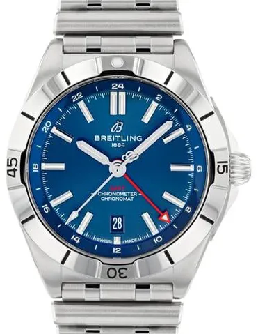 Breitling Chronomat A32398101C1A1 40mm Stainless steel Blue