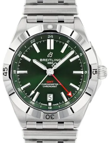 Breitling Chronomat A32398101L1A1 40mm Stainless steel Green