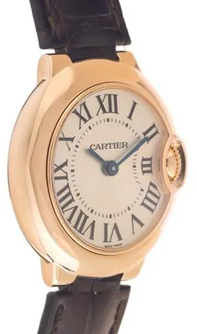 Cartier Ballon Bleu 3007 28mm Rose gold Silver 4