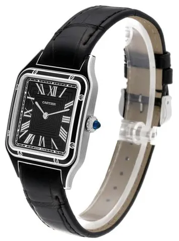 Cartier Santos Dumont WSSA0046 43.5mm Stainless steel Black 4