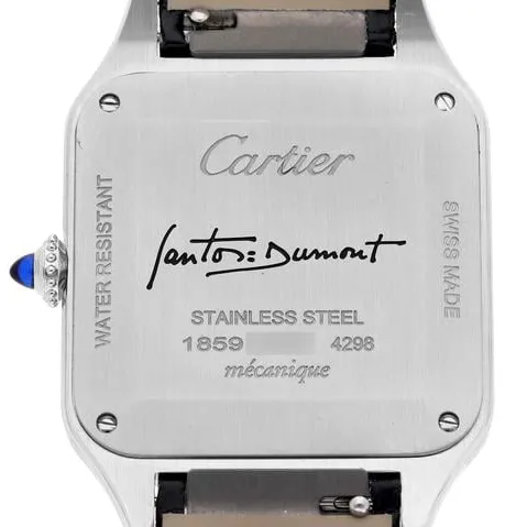 Cartier Santos Dumont WSSA0046 43.5mm Stainless steel Black 5