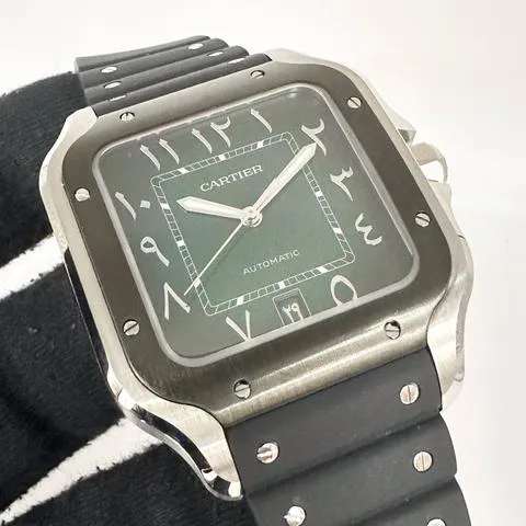 Cartier Santos WSSA0055 40mm Stainless steel Green