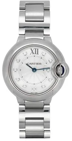 Cartier Ballon Bleu 28mm WE902073 28mm Stainless steel Silver