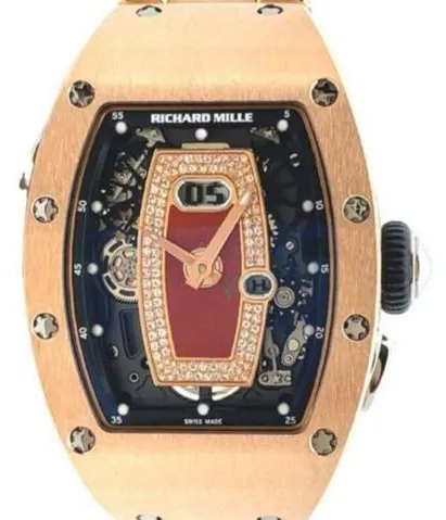 Richard Mille RM 037 RM 037 52.63mm Rose gold Red