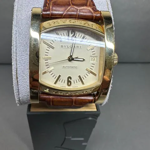 Bulgari Assioma AA44G 34.33mm Yellow gold Champagne