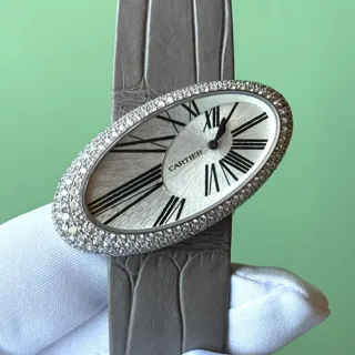 Cartier Baignoire WJ301949 | White gold and Diamond