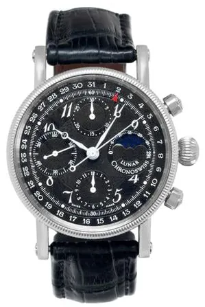 Chronoswiss Lunar CH 7523 38mm Stainless steel Black