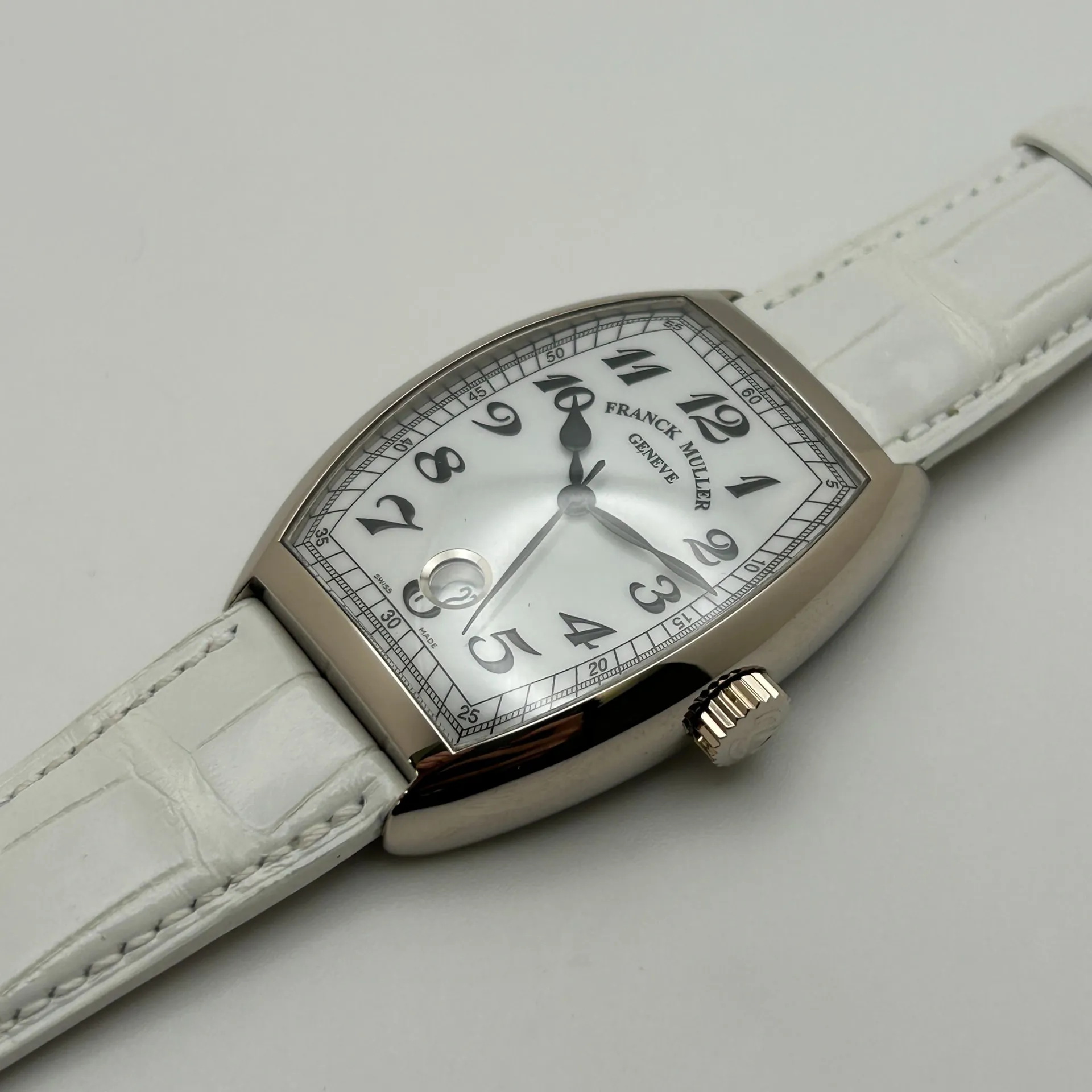 Franck Muller Cintree Curvex 35mm Stainless steel White 1