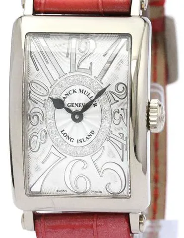 Franck Muller Long Island 952QZ CD 1R 23mm White gold Silver