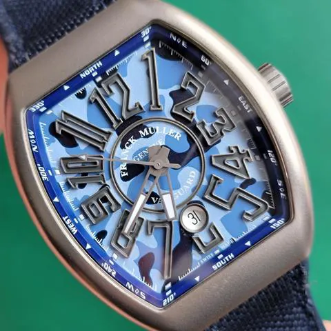 Franck Muller Vanguard V 45 SC DT 44mm Stainless steel Black