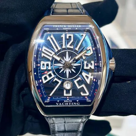 Franck Muller Vanguard V 45 SC DT 53.5mm Stainless steel Blue