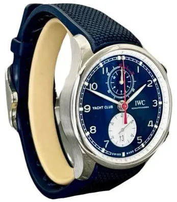 IWC Portugieser IW390704 44.5mm Stainless steel Blue 1