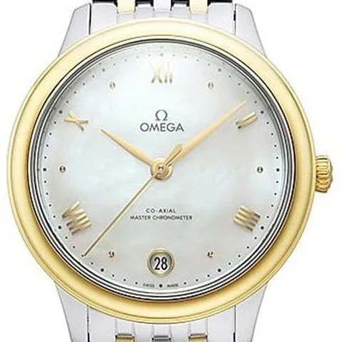 Omega De Ville 434.20.34.20.05.002 34mm Yellow gold and Stainless steel White