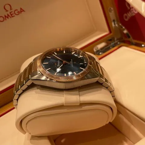 Omega Globemaster 130.20.39.21.03.001 39mm Yellow gold and Stainless steel Blue 1