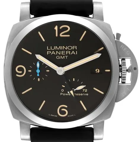 Panerai Luminor 1950 3 Days GMT Power  PAM 01321 44mm Stainless steel Black