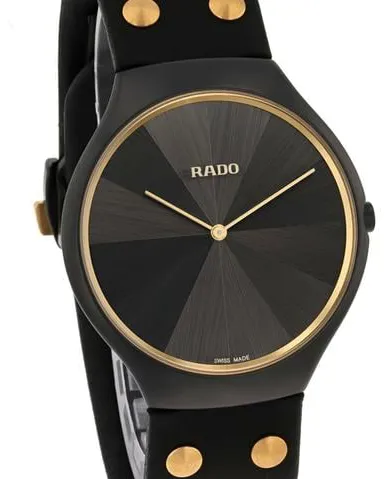 Rado True Thinline R27012105 39mm Black ceramic Black