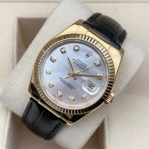 Rolex Datejust 116138 36mm Yellow gold Mother-of-pearl 1