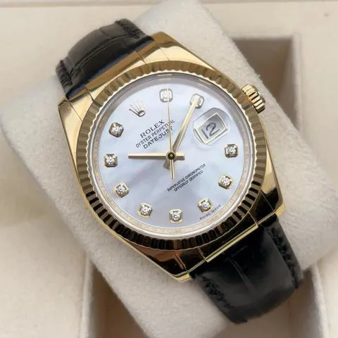 Rolex Datejust 116138 36mm Yellow gold Mother-of-pearl 2