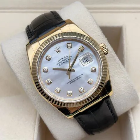 Rolex Datejust 116138 36mm Yellow gold Mother-of-pearl 4