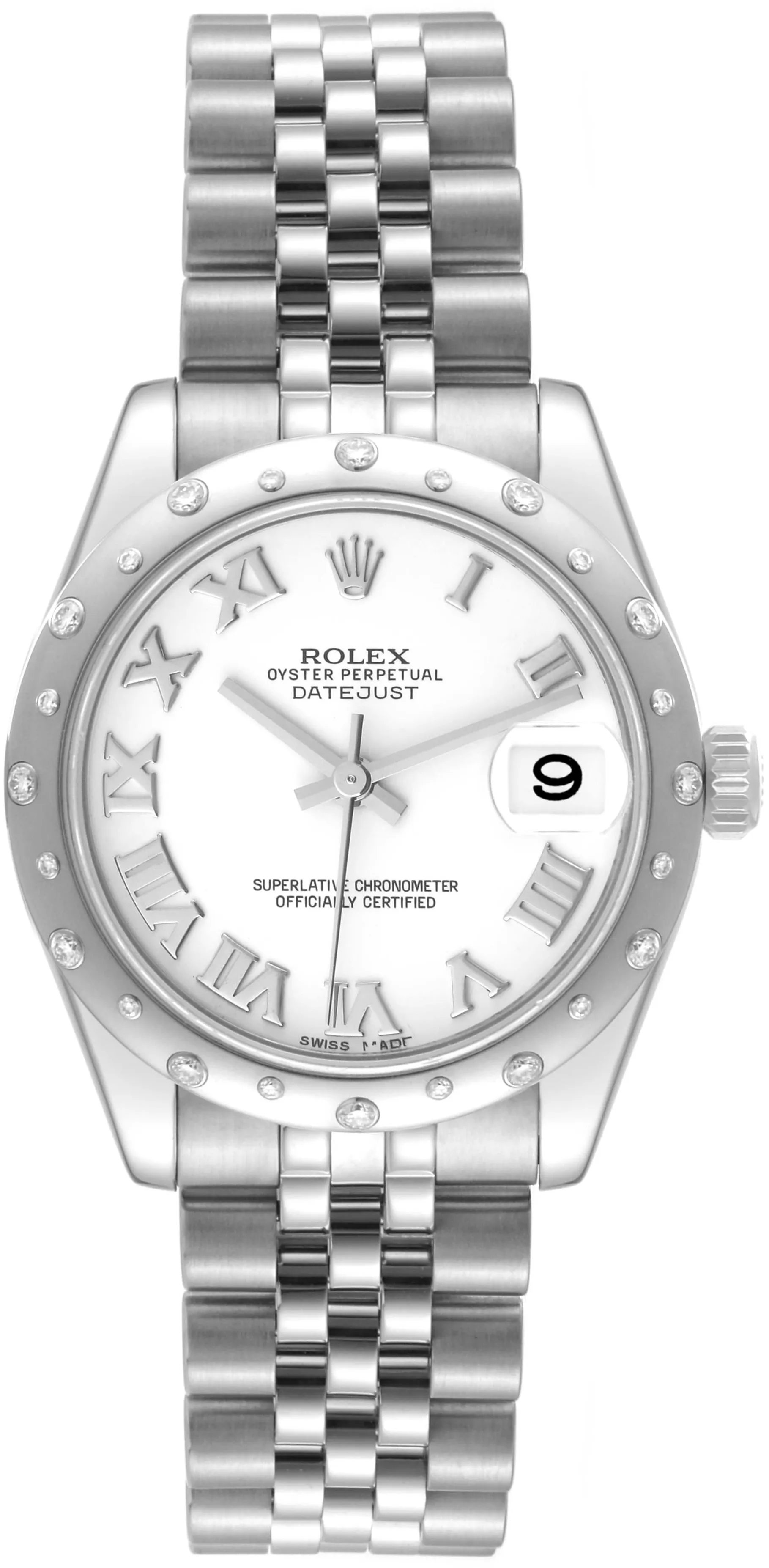 Rolex Datejust 31 178344 31mm Stainless steel White