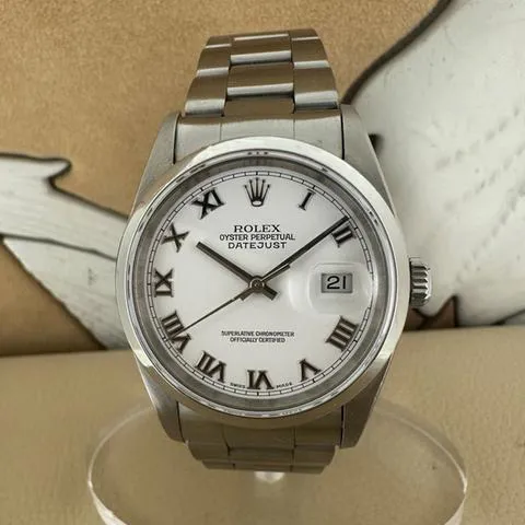 Rolex Datejust 36 16200 36mm Stainless steel White