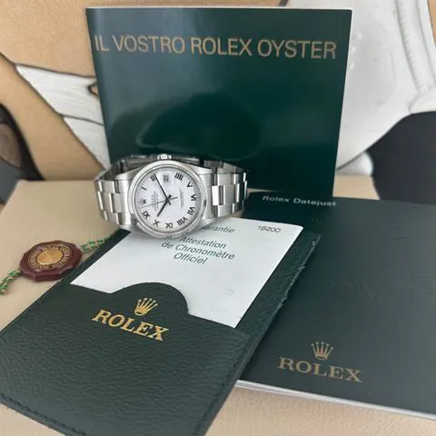 Rolex Datejust 36 16200 36mm Stainless steel White 1