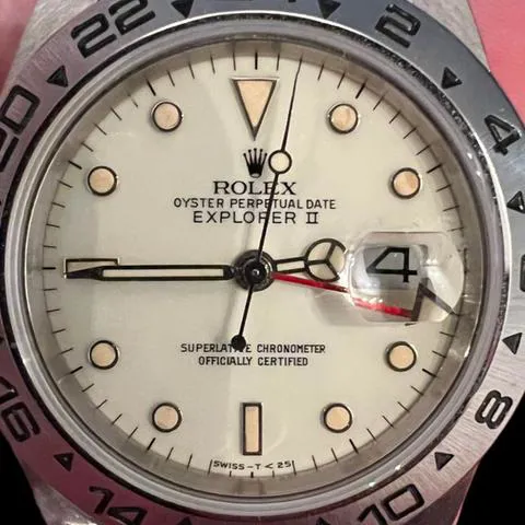 Rolex Explorer II 16550 40mm Stainless steel White