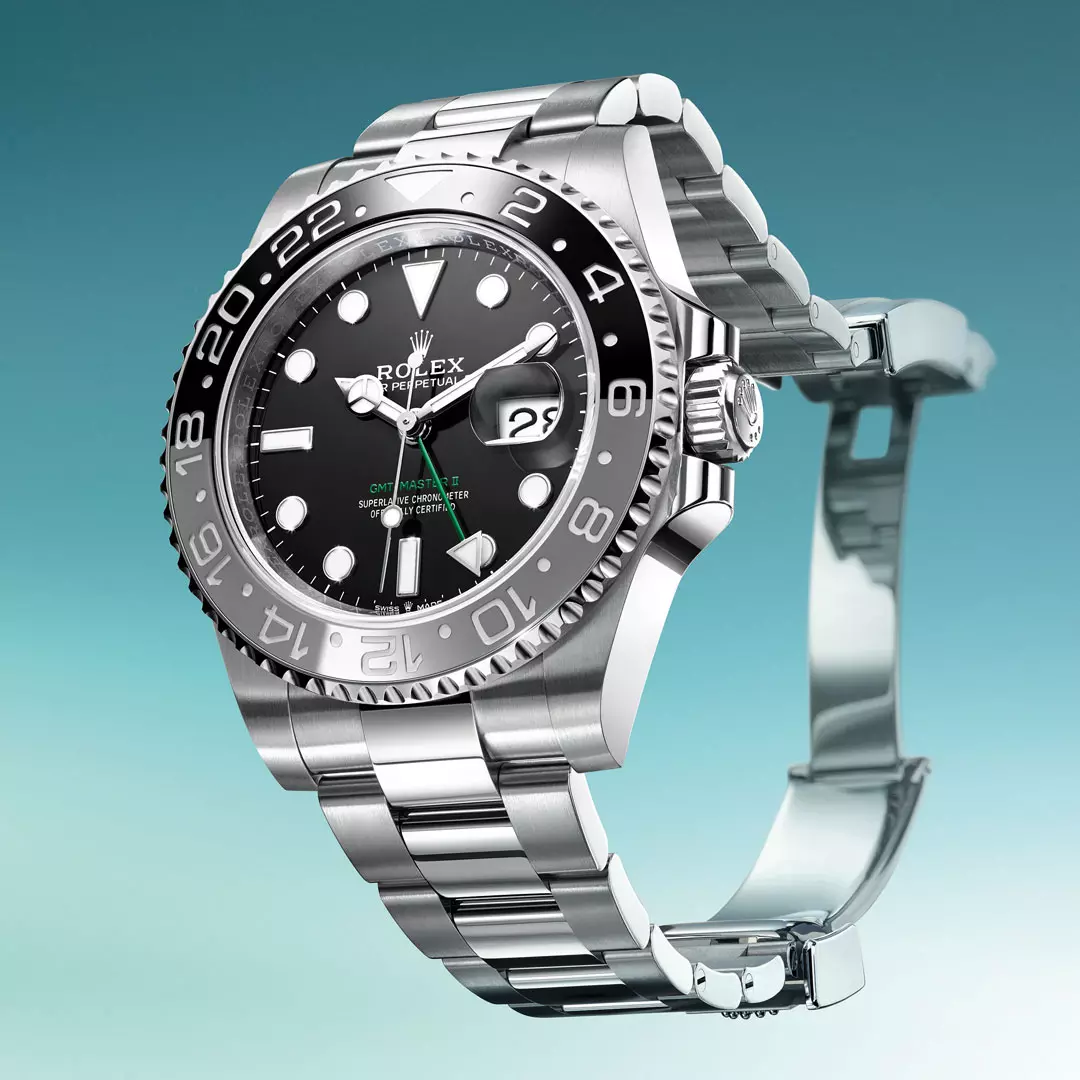 Rolex GMT-Master II 126710GRNR 40mm Stainless steel Black