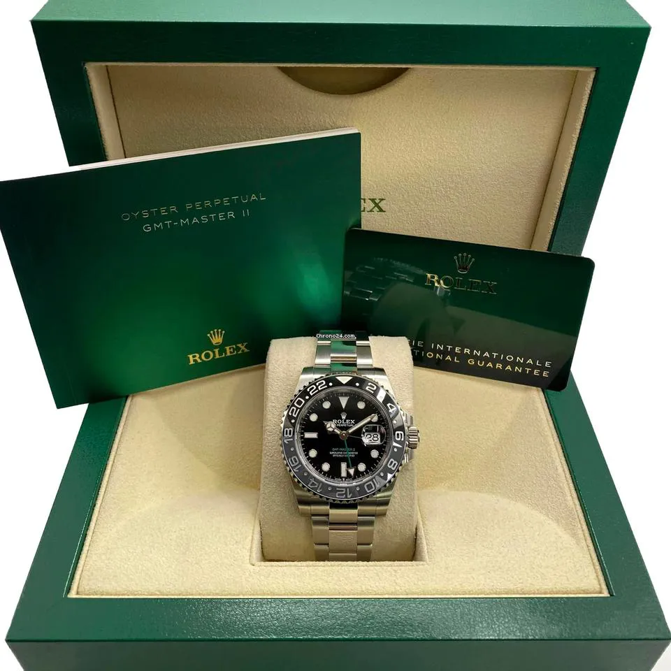 Rolex GMT-Master II 126710GRNR 40mm Stainless steel Black 6