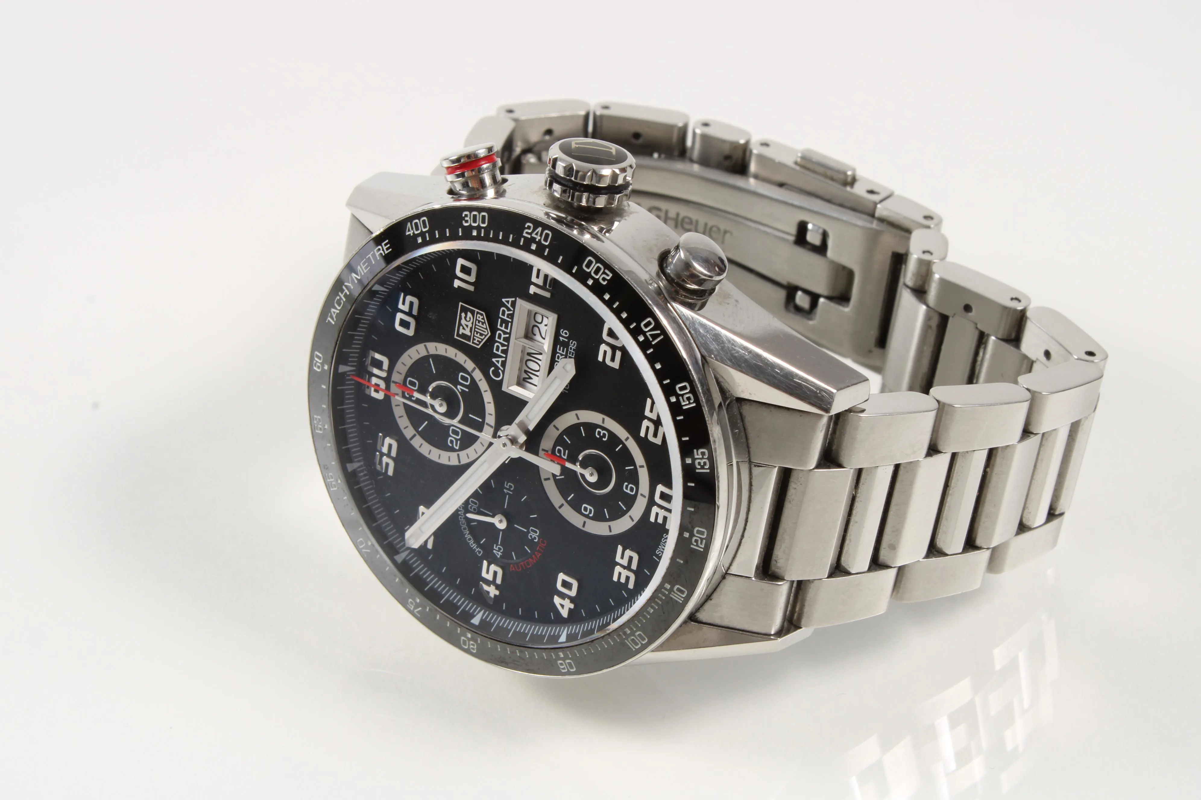 TAG Heuer Carrera Calibre 16 44mm Stainless steel Gray