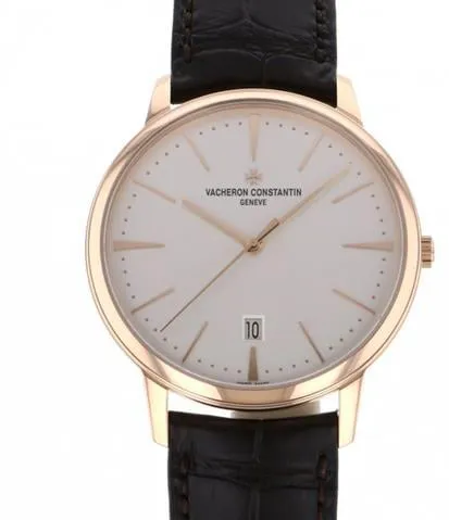 Vacheron Constantin Patrimony 85180/000r-9248 40mm Rose gold Silver