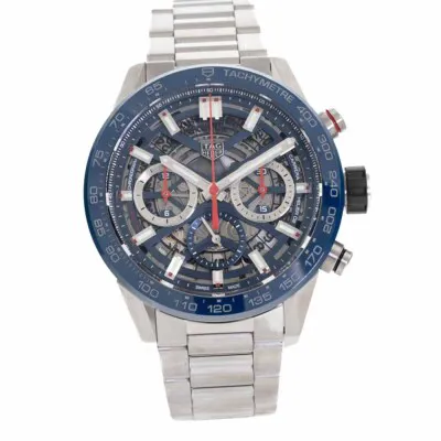 TAG Heuer Carrera CBG2011 43mm Stainless steel Blue