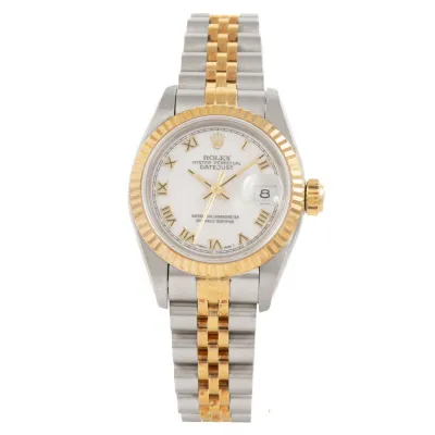 Rolex Lady-Datejust 69173 26mm 18ct yellow gold and Stainless steel White