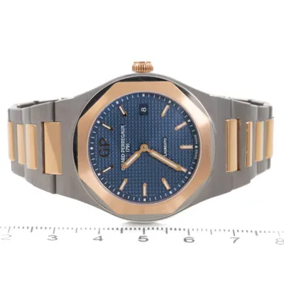 Girard-Perregaux Laureato 80189-56-432-56A 34mm Rose gold and Stainless steel Blue 6