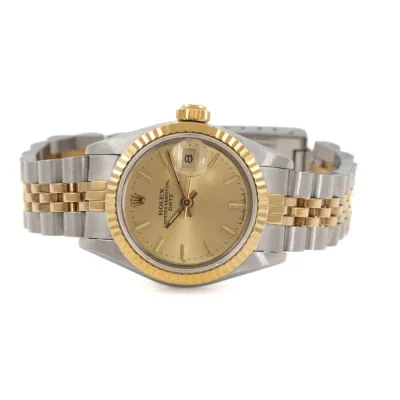 Rolex Lady-Datejust 69173 26mm Yellow gold and Stainless steel Champagne 4