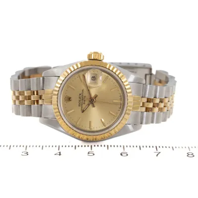 Rolex Lady-Datejust 69173 26mm Yellow gold and Stainless steel Champagne 5