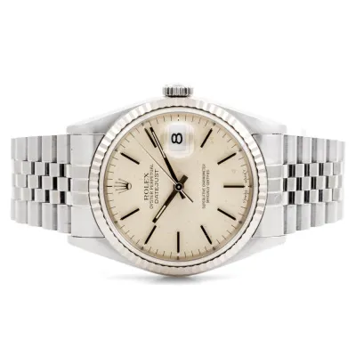 Rolex Datejust 36 16234 36mm White gold and Stainless steel Champagne 7